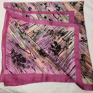 Retro Pink Pop Art Scarf